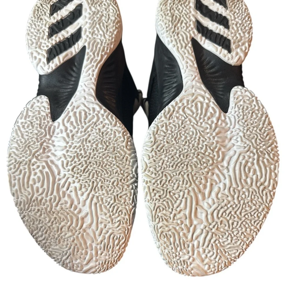 Adidas Black and White Athletic Shoes